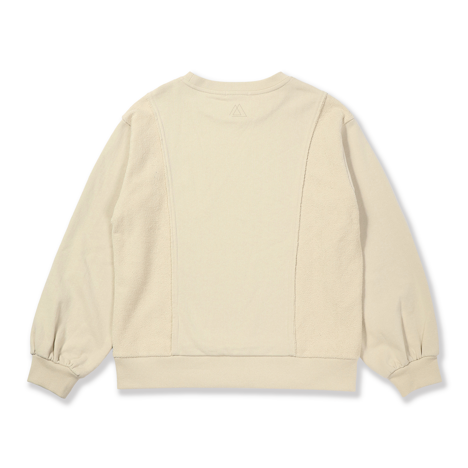 Contrast Panel Cotton Pulover