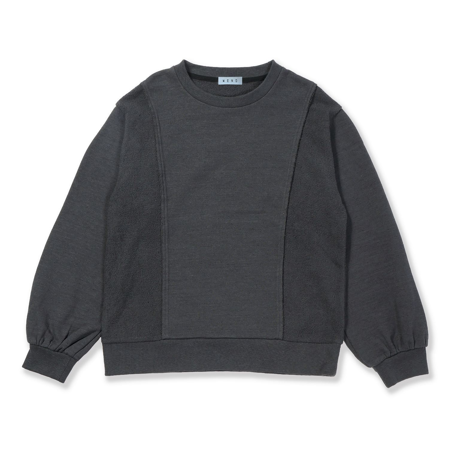 Contrast Panel Cotton Pulover