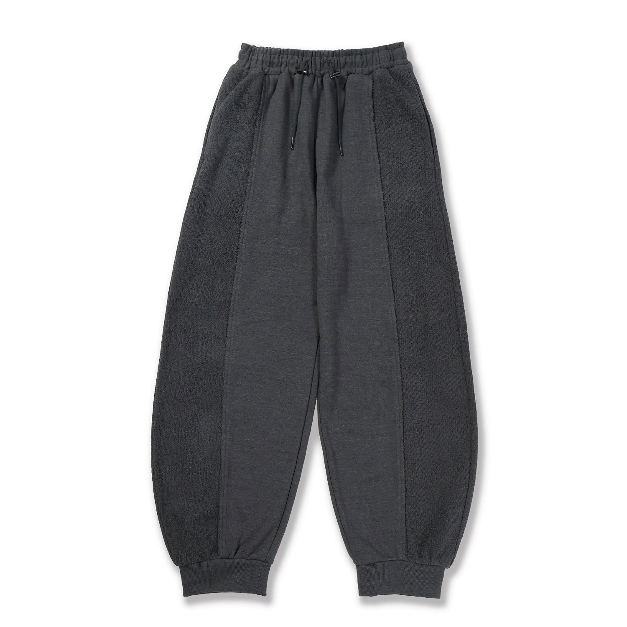 Contrast Panel Cotton Jogger Pants