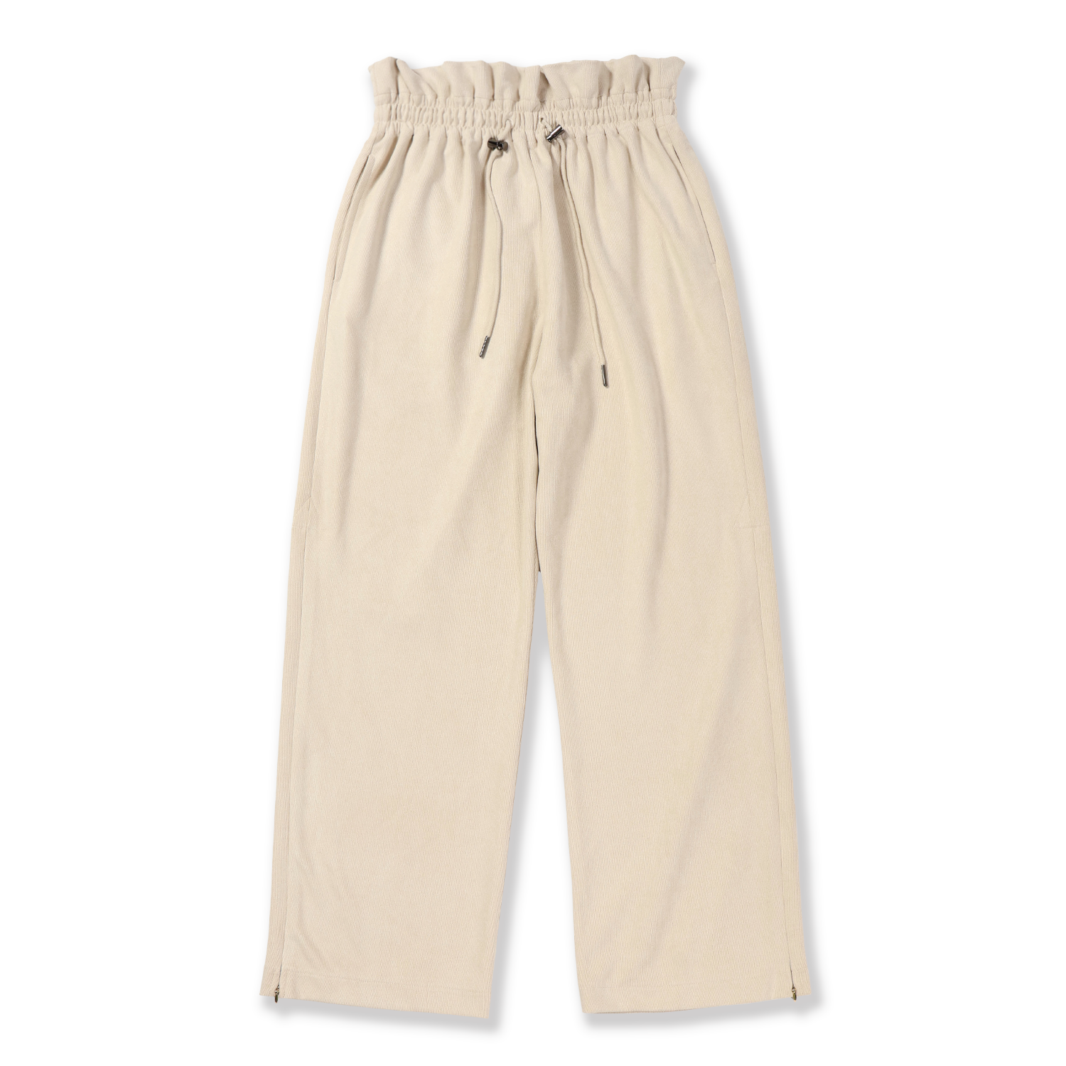 Calm Paper-Bag Wide Pants