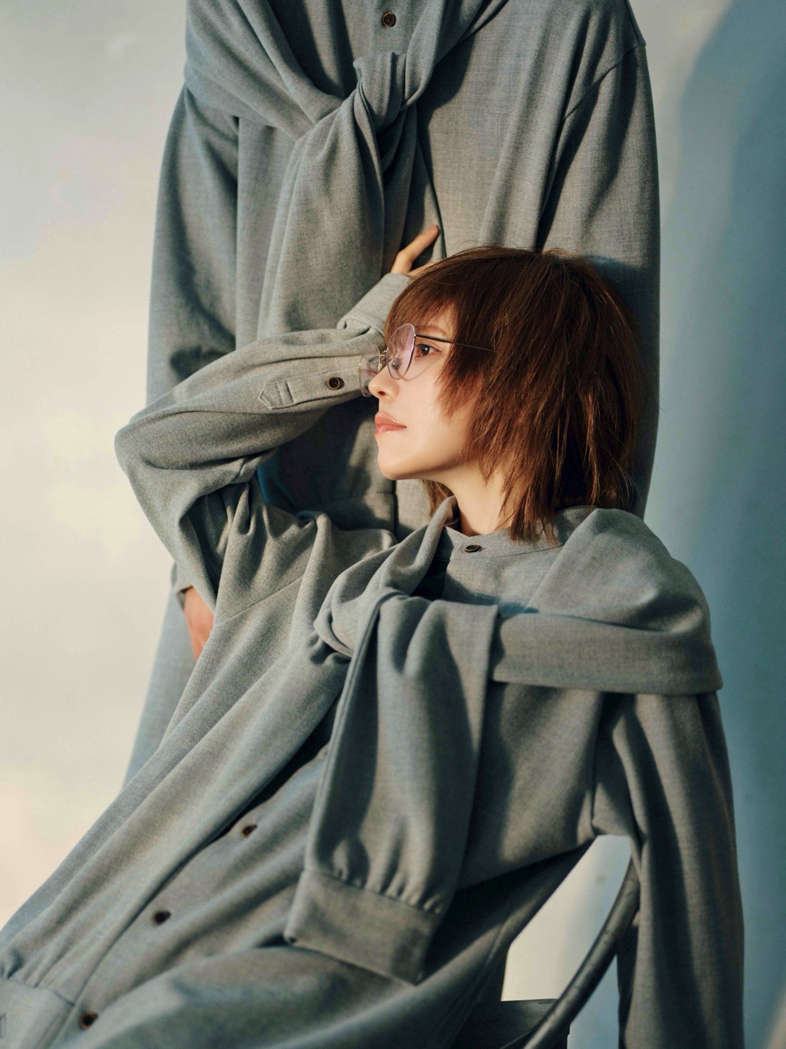 Serene Wrap Pajama Shirt