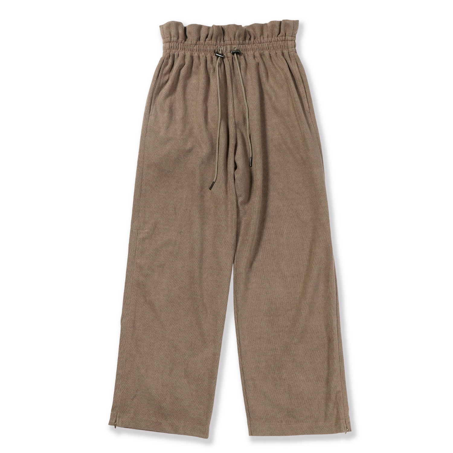 Calm Paper-Bag Wide Pants